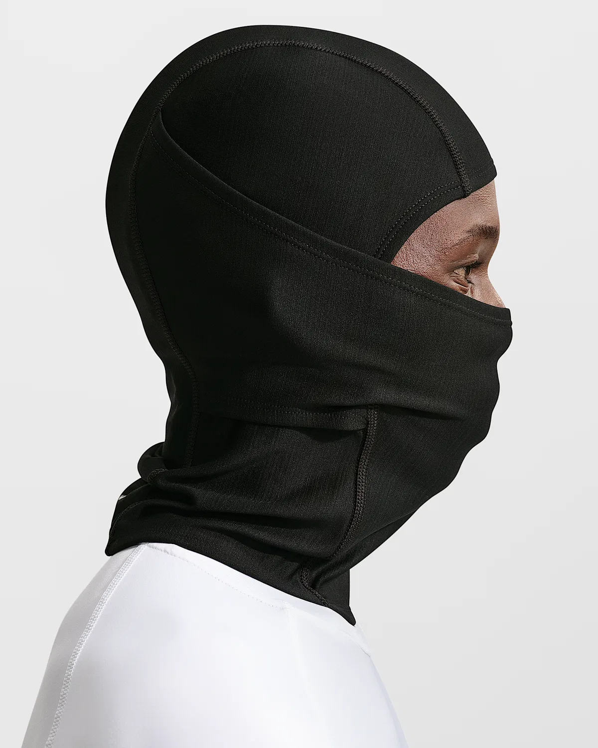 Худи Nike Pro Hyperwarm, Black/White — фото 4