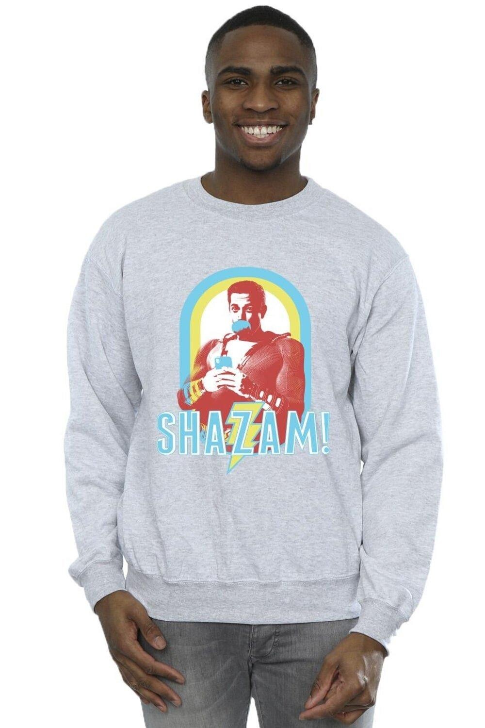 

Толстовка Shazam Buble Gum Frame DC Comics, серый