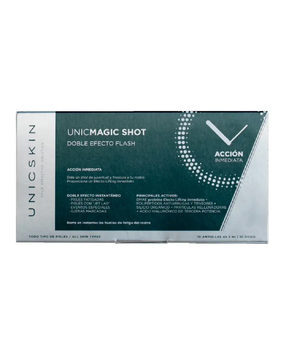 Сыворотка Unicskin — Ампулы Лифтинг & Сияние Мгновенное Действие Unicmagic Shot, 2 мл — фото 2