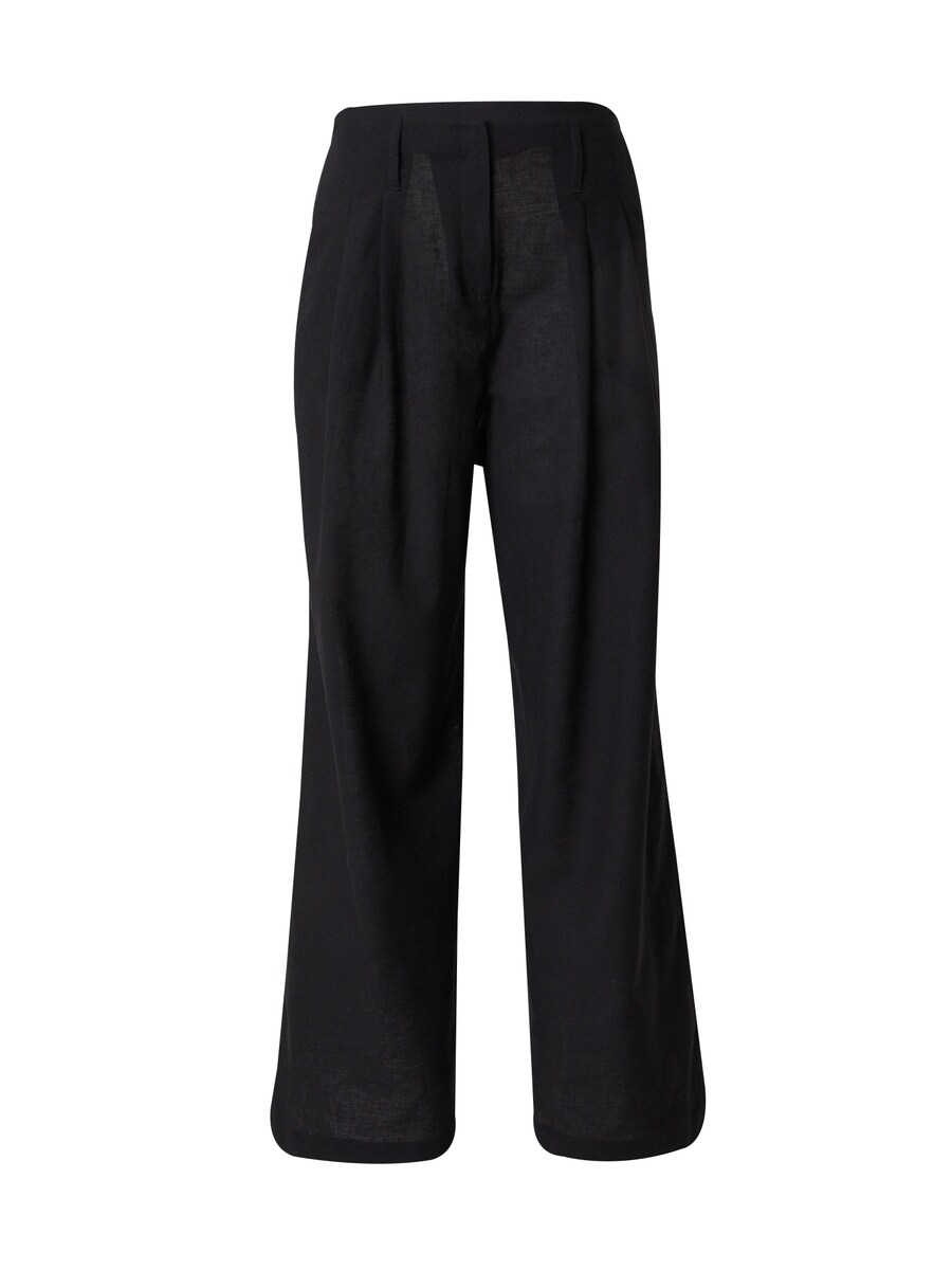 

Брюки со складками спереди Monki Wide leg Pleat-Front Pants, черный