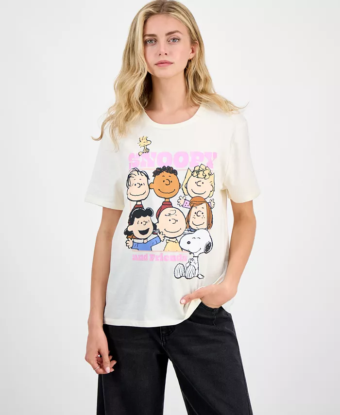 

Футболка с принтом Snoopy And Friends для подростков Disney, белый