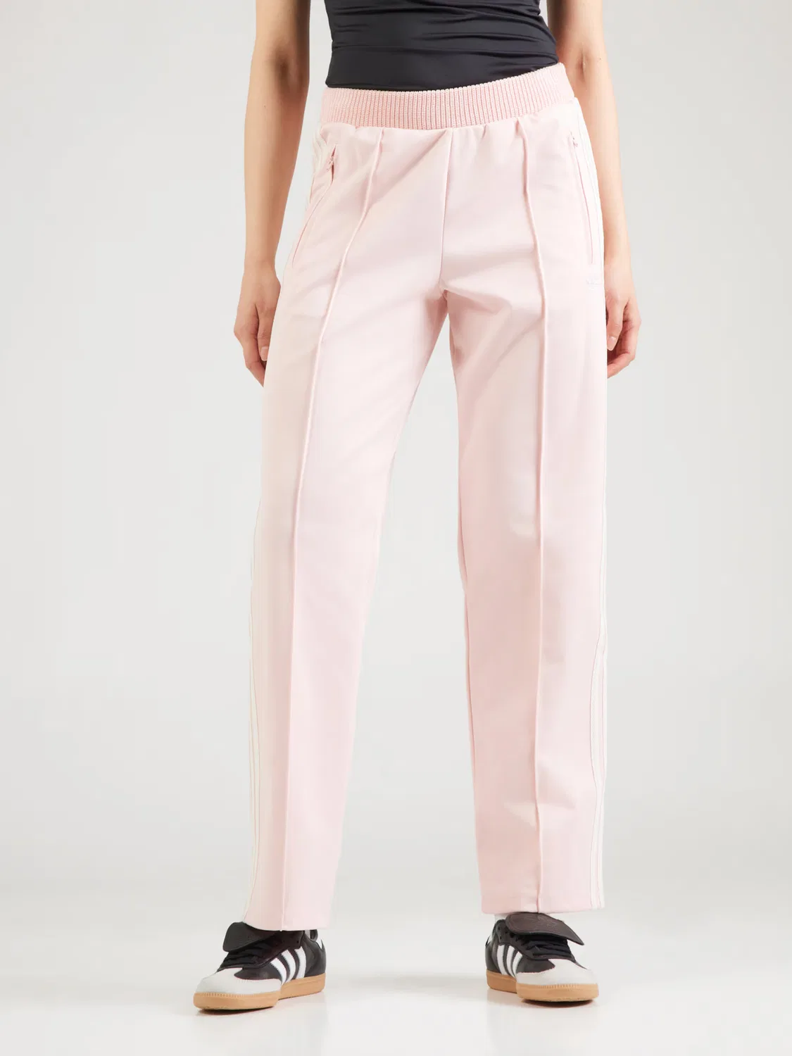 Брюки Adidas Originals Regular Pants Firebird светло-розового цвета — фото 3