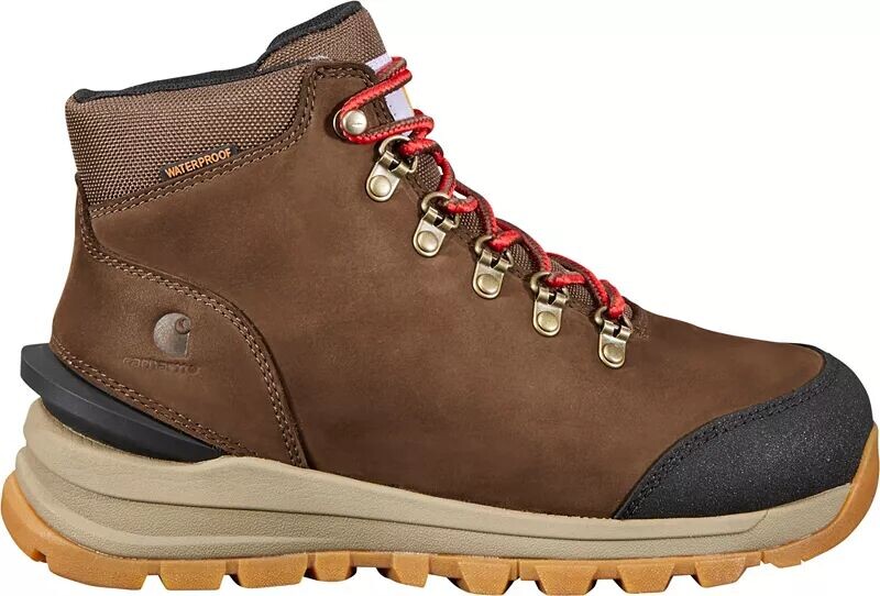 Женские водонепроницаемые рабочие ботинки Gilmore 5 дюймов Carhartt, коричневый