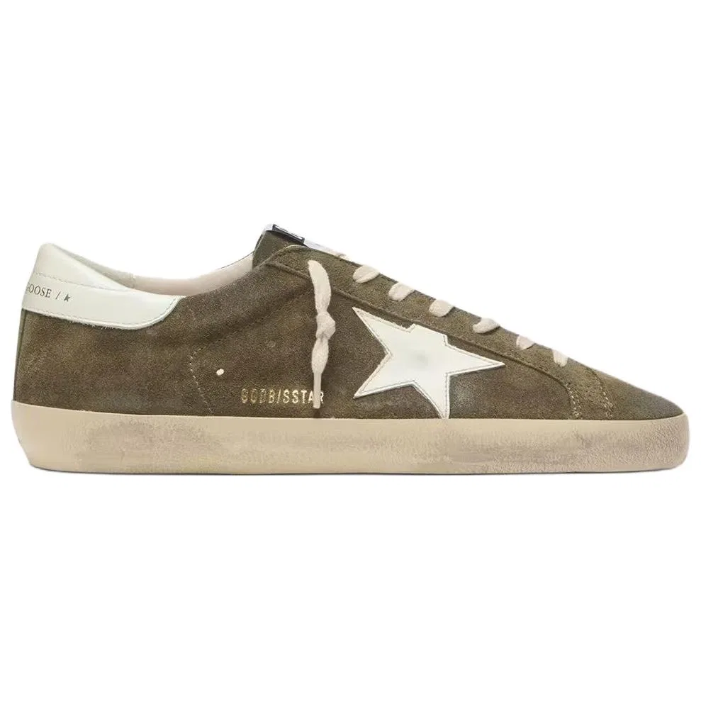 Кроссовки низкие Golden Goose Olive Green — фото 3