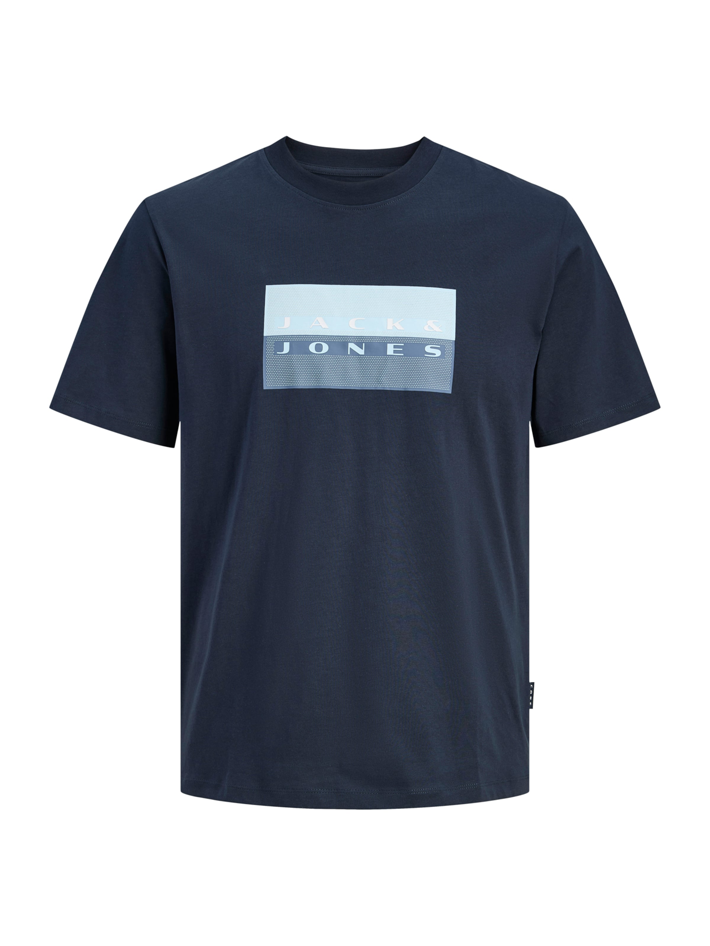 

JACK & JONES Футболка 'JCOFusion' в цветах Navy, Light Blue, Dark Blue