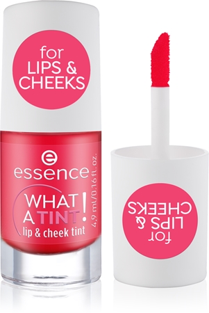 

Жидкие румяна и блеск для губ essence WHAT A TINT!, 02 Coral Sunset 4,9 ml