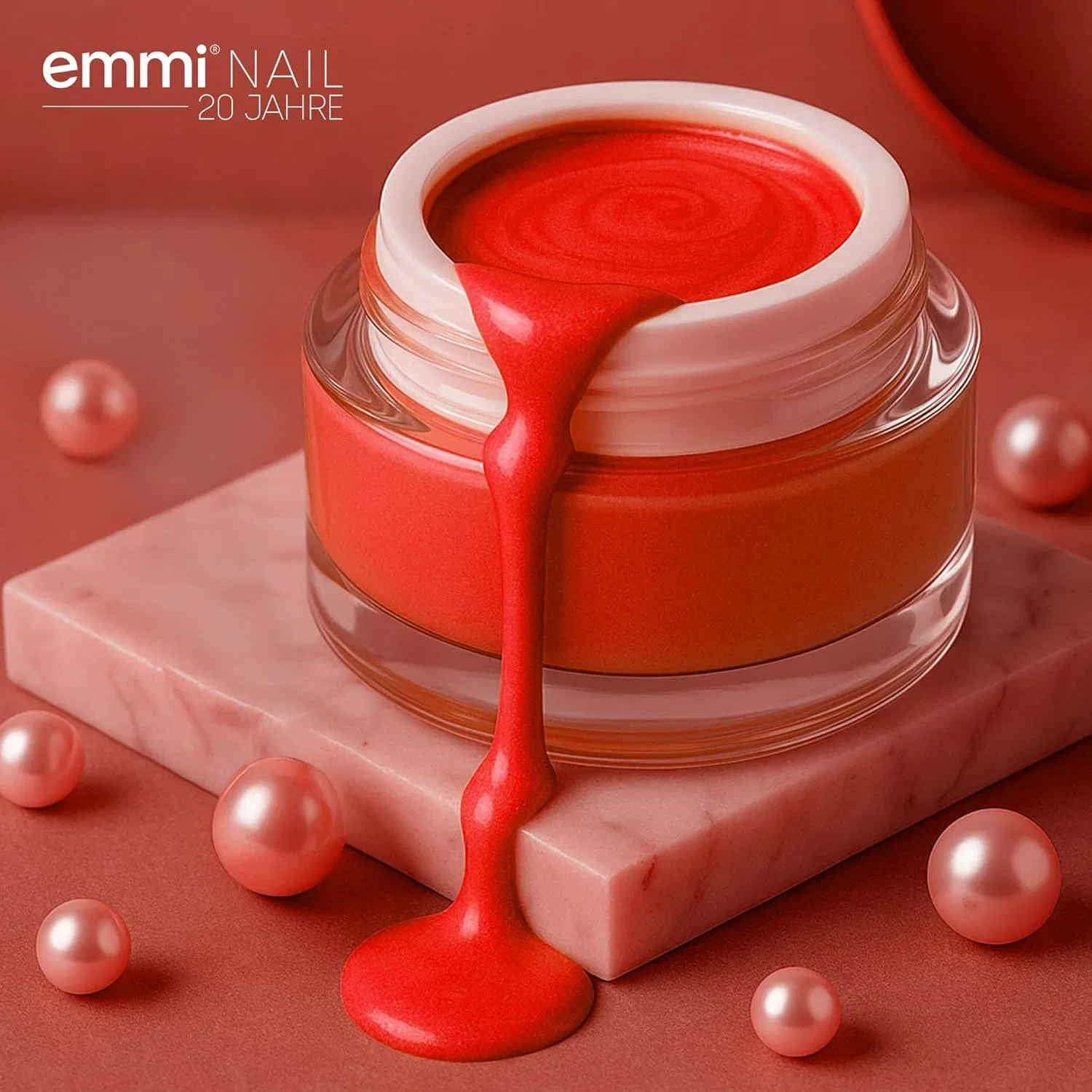 Цветной гель для ногтей Emmi Nail Marilyn Red, 5 мл Emmi Nail, Marilyn Red — фото 2