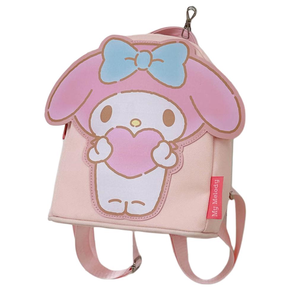 

Полиэстеровый рюкзак обычный женский разноцветный Sanrio, My Melody