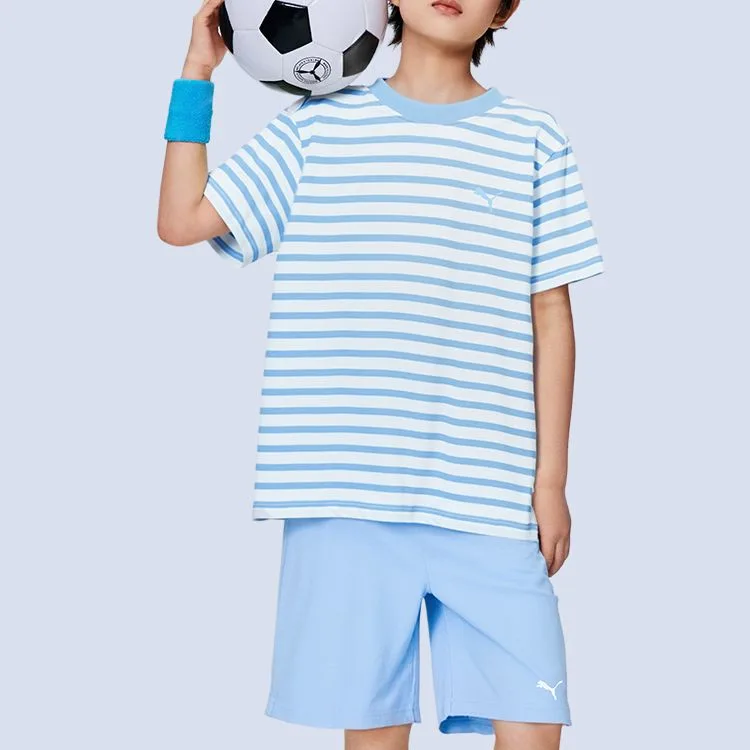 Casual Sportswear SS26 Kids' PUMA, белый синий tone 00318 — фото 4