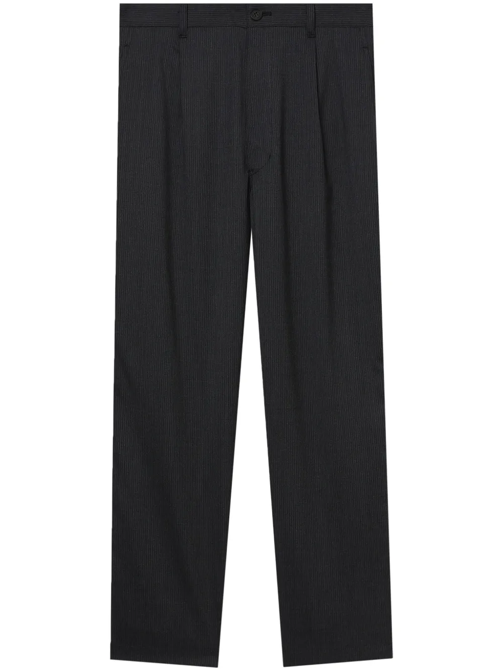 

Полосатые брюки прямого кроя Comme des Garçons Homme, черный