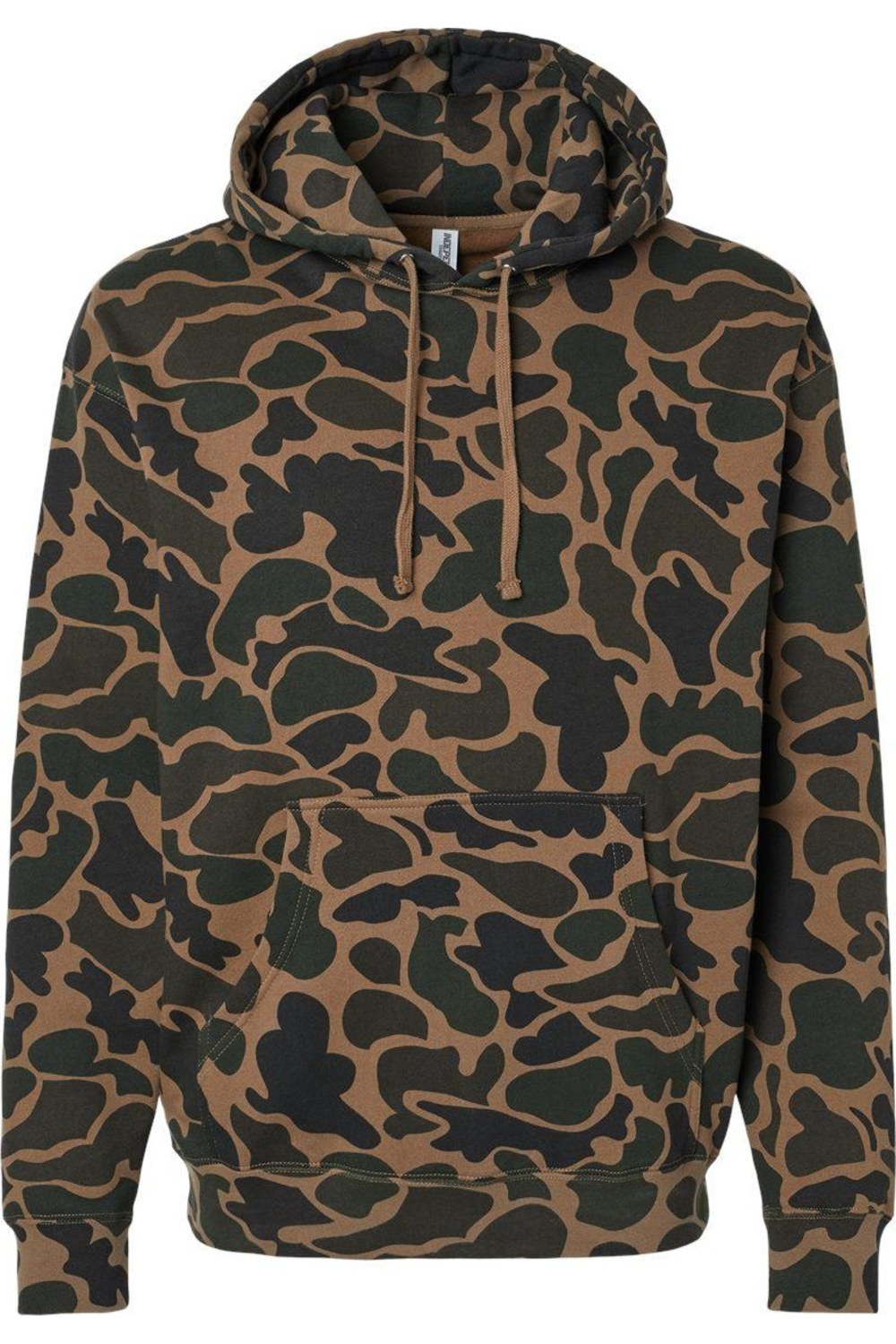 

Толстовка с капюшоном Independent Trading Co. Heavyweight, цвет duck camo