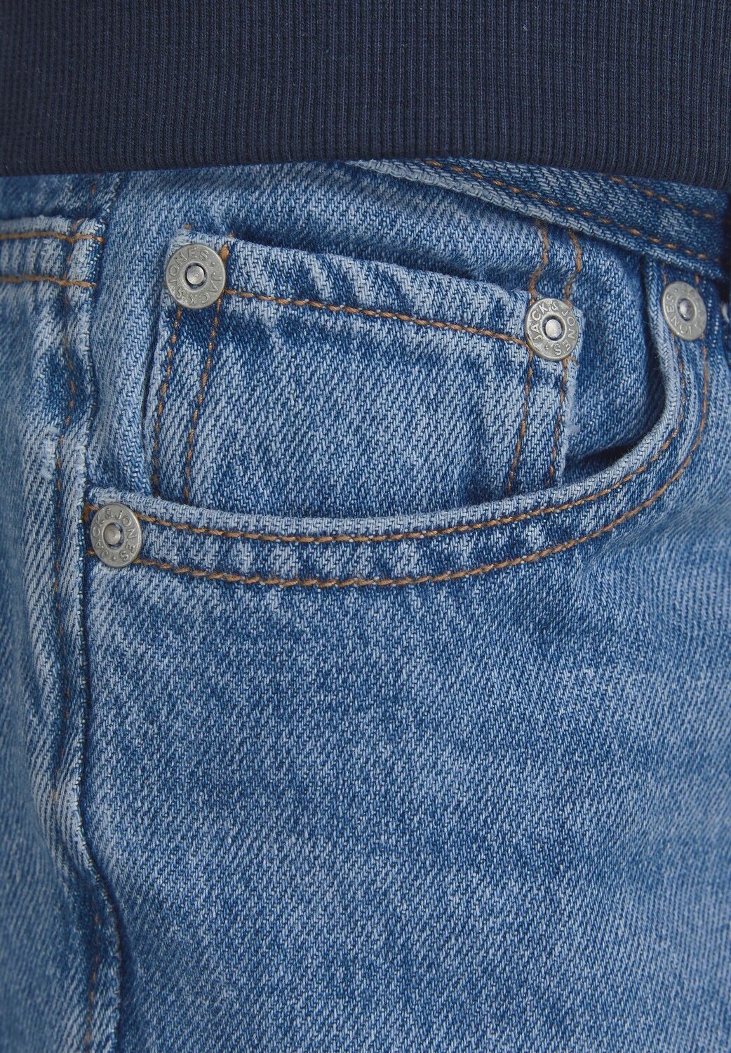 Джинсы Clark, стандартный крой, для мальчиков Jack & Jones, цвет Blue Denim — фото 4
