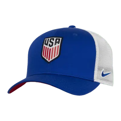 

Бейсболка Nike USMNT Classic99 Soccer Trucker Cap, цвет Game Royal