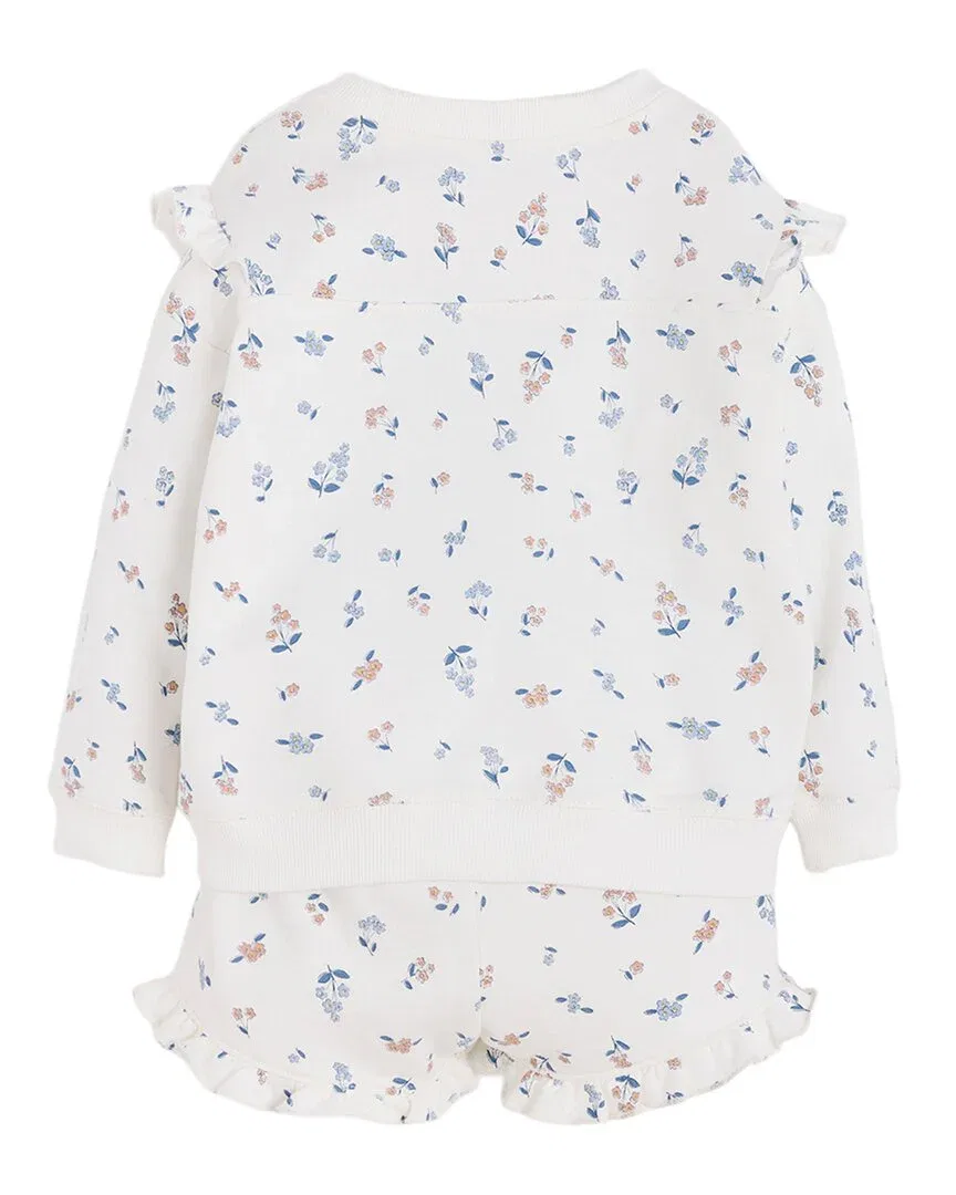 Комплект Babycottons из 2 предметов: толстовка и спортивные штаны с принтом, Multi — фото 2