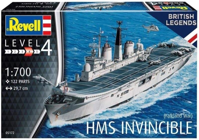 

Revell, HMS Invincible Falkland War, Пластиковая модель