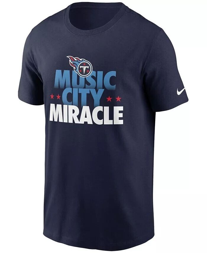 Мужская темно-синяя футболка Tennessee Titans Hometown Collection Music City Nike — фото 3