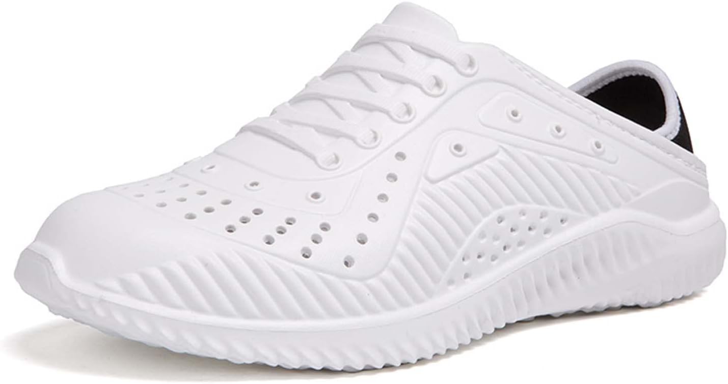 

Мужские садовые сабо, пляжные сандалии на шлепке, дышащие водонепроницаемые спортивные сабо Meidiastra, белый