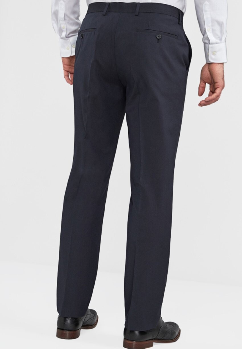 Костюмные брюки Stretch Smart Trousers Regular Fit Next, цвет dark blue — фото 2