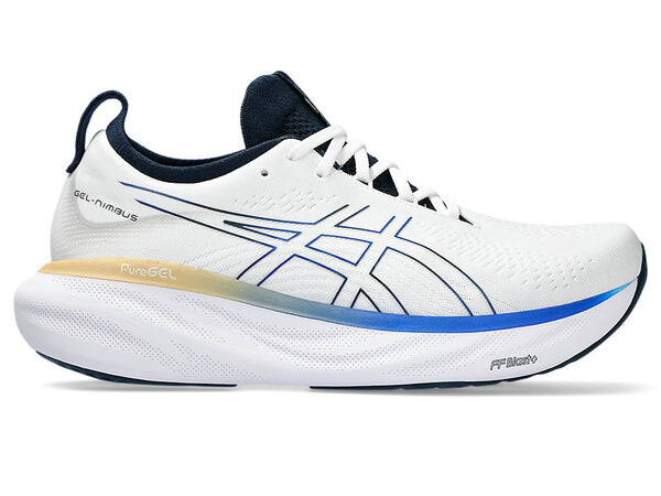 Кроссовки гель нимбус 25 обувь Asics, белый — фото 2