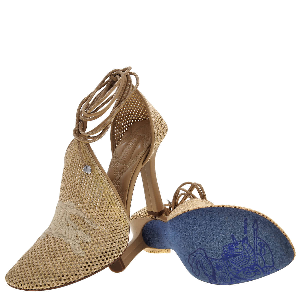 Туфли-лодочки Burberry D'Orsay с сетчатым завязком, Cord — фото 2