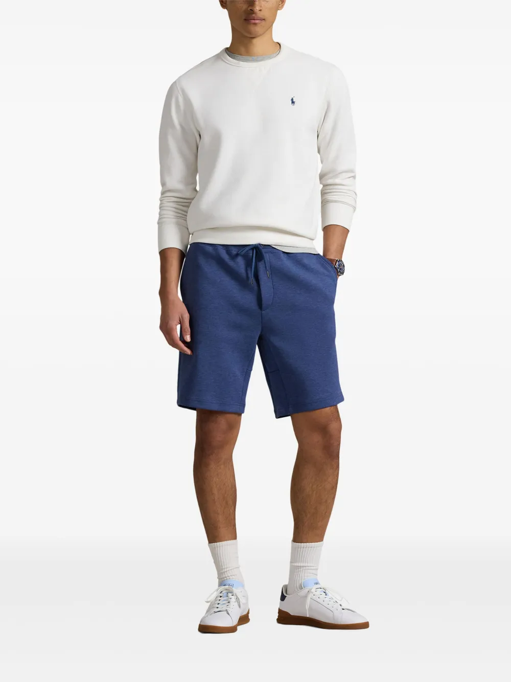Шорты с вышивкой Polo Pony POLO RALPH LAUREN, синий — фото 2