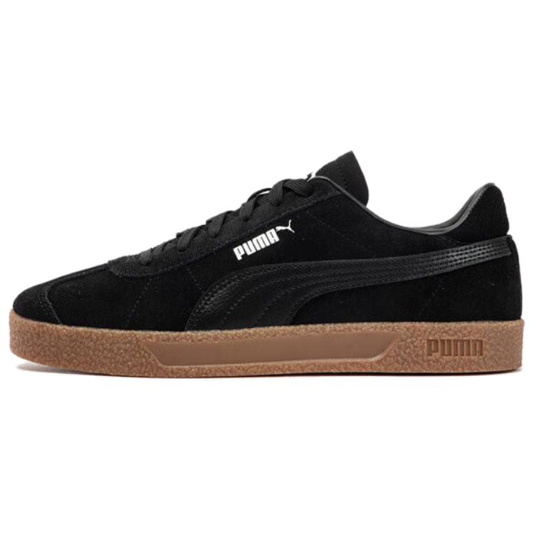 

PUMA Кроссовки Club Low Top для скейтбординга унисекс черно-белые, цвет Black/White