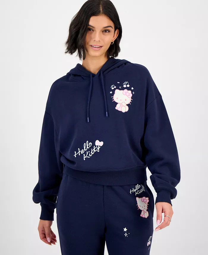 

Детская толстовка Hello Kitty из флиса Grayson Threads, The Label, синий