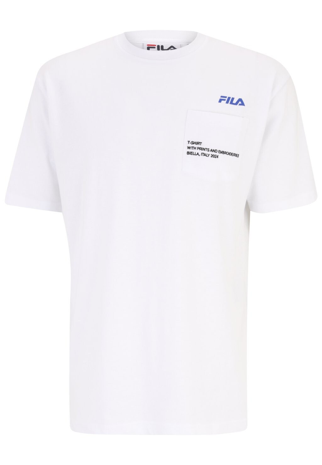 

Футболка с принтом Balzo Chest Pocket Fila, белая