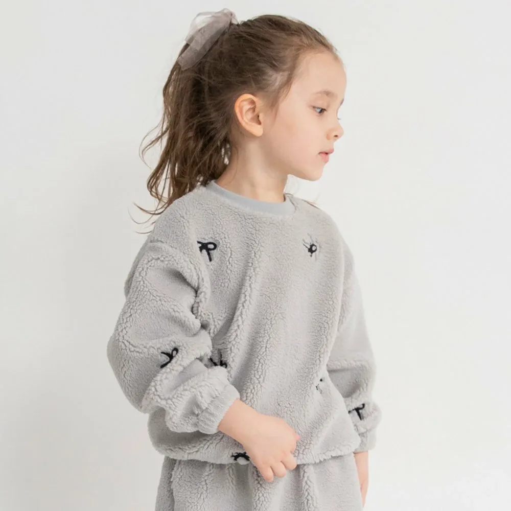 Толстовка с вышитой лентой в виде боа Branshes, gray