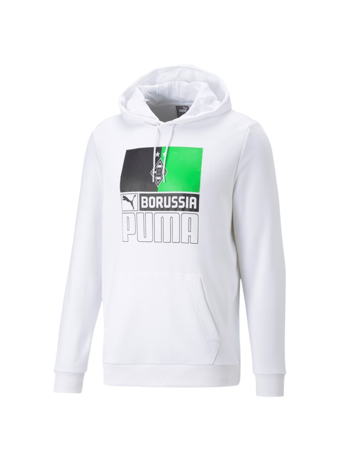 

Функциональные шорты Puma Hoodie BMG Borussia Mönchengladbach ftblCore Wording 22/23, белый