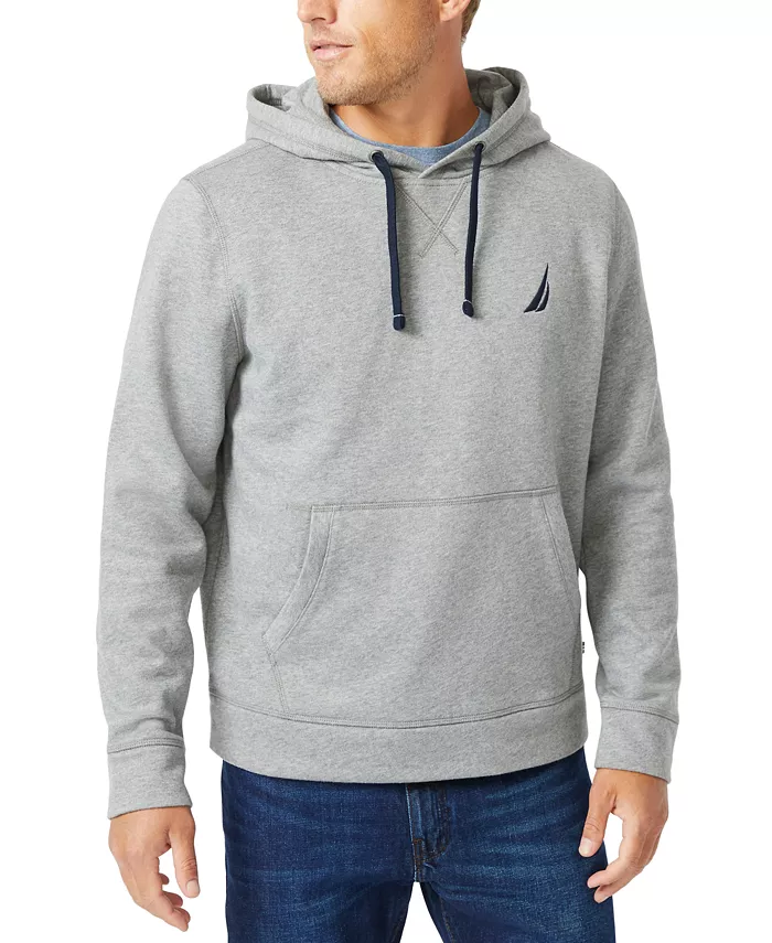 

Мужская толстовка с логотипом Fleece Hoodie Nautica, серый