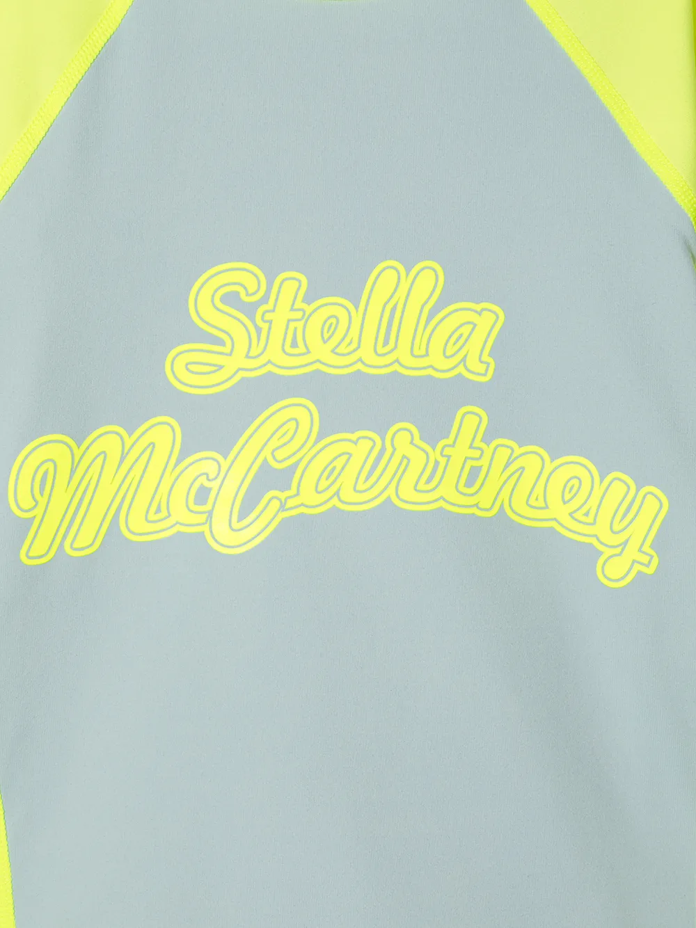 Топ с длинными рукавами и логотипом Stella McCartney Kids, синий — фото 3