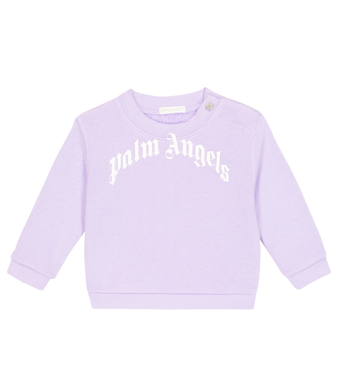 

Толстовка с логотипом baby Palm Angels Kids, фиолетовый