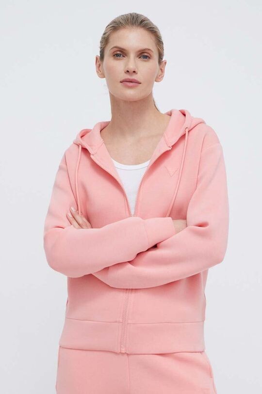 

Толстовка с капюшоном Guess, оранжевый