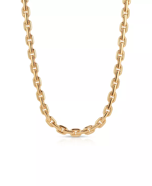 

Ожерелье из цельной цепочки с 18-каратным золотом Ettika, gold