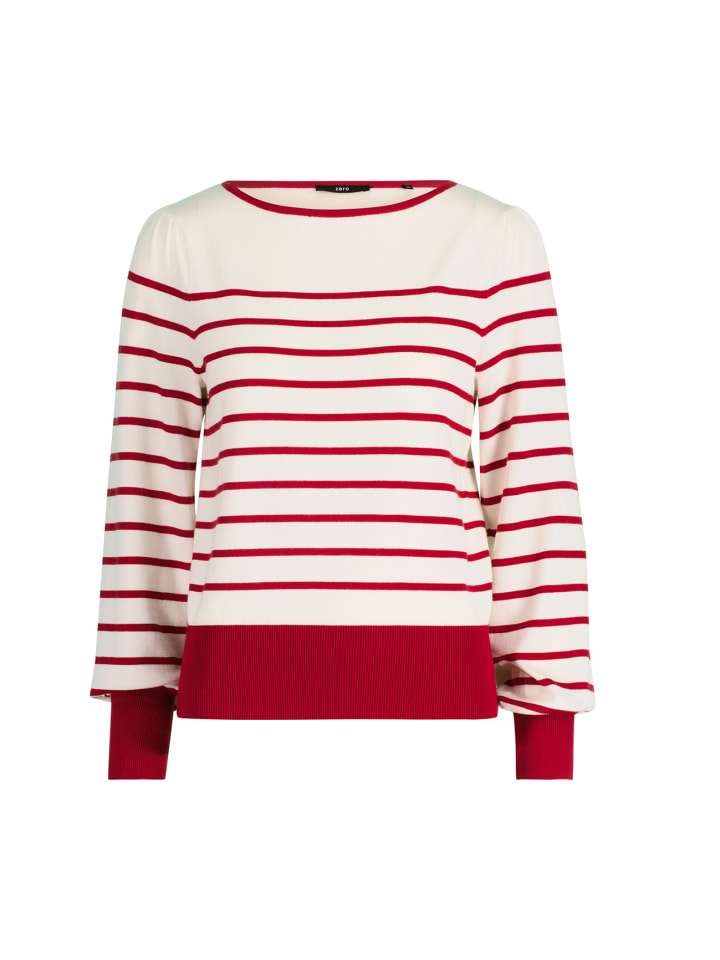 

Пуловер Zero Pullover mit Streifen, цвет Patch CreamRed