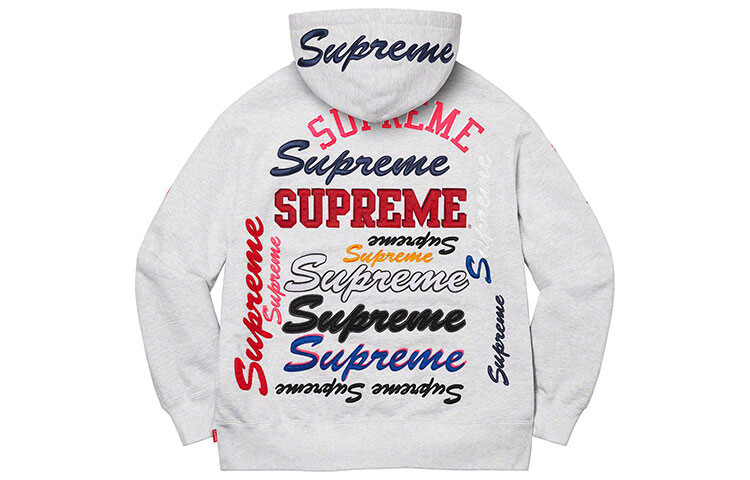 

Осень/Зима 21 Толстовка унисекс Supreme, серый
