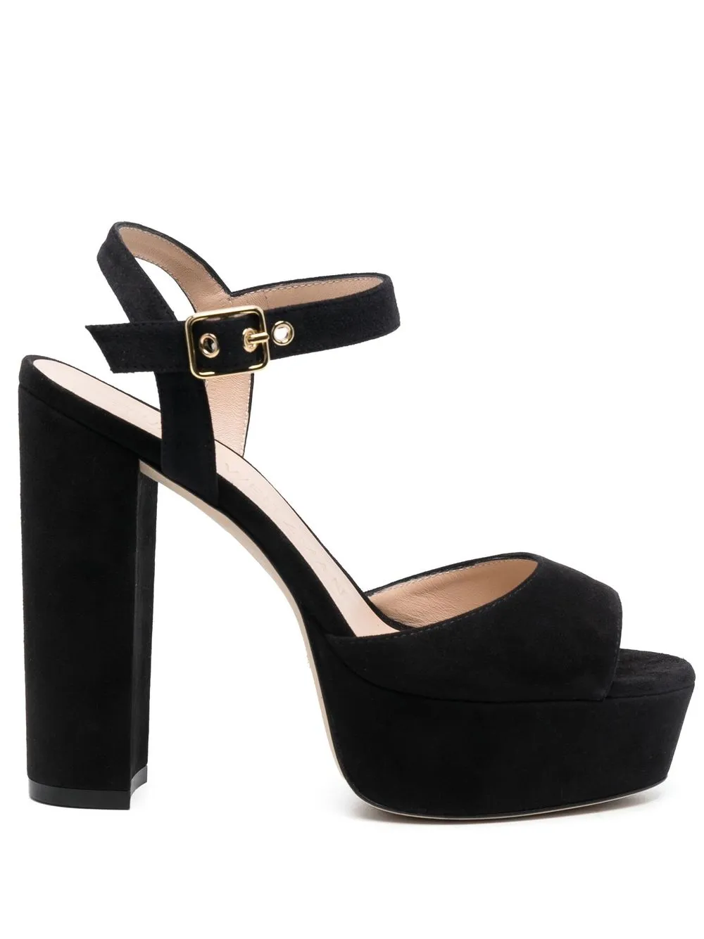 Босоножки Ryder 130 Stuart Weitzman, черный