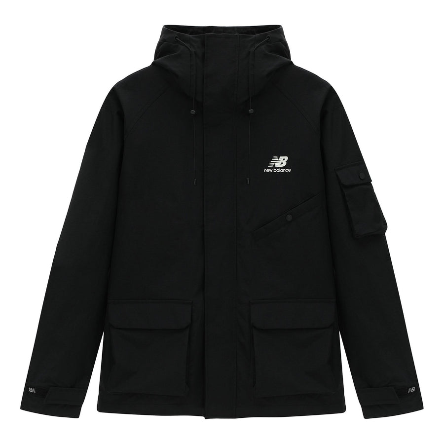 

Куртка New Balance Logo Sportswear Hooded Jacket 'Black', черный