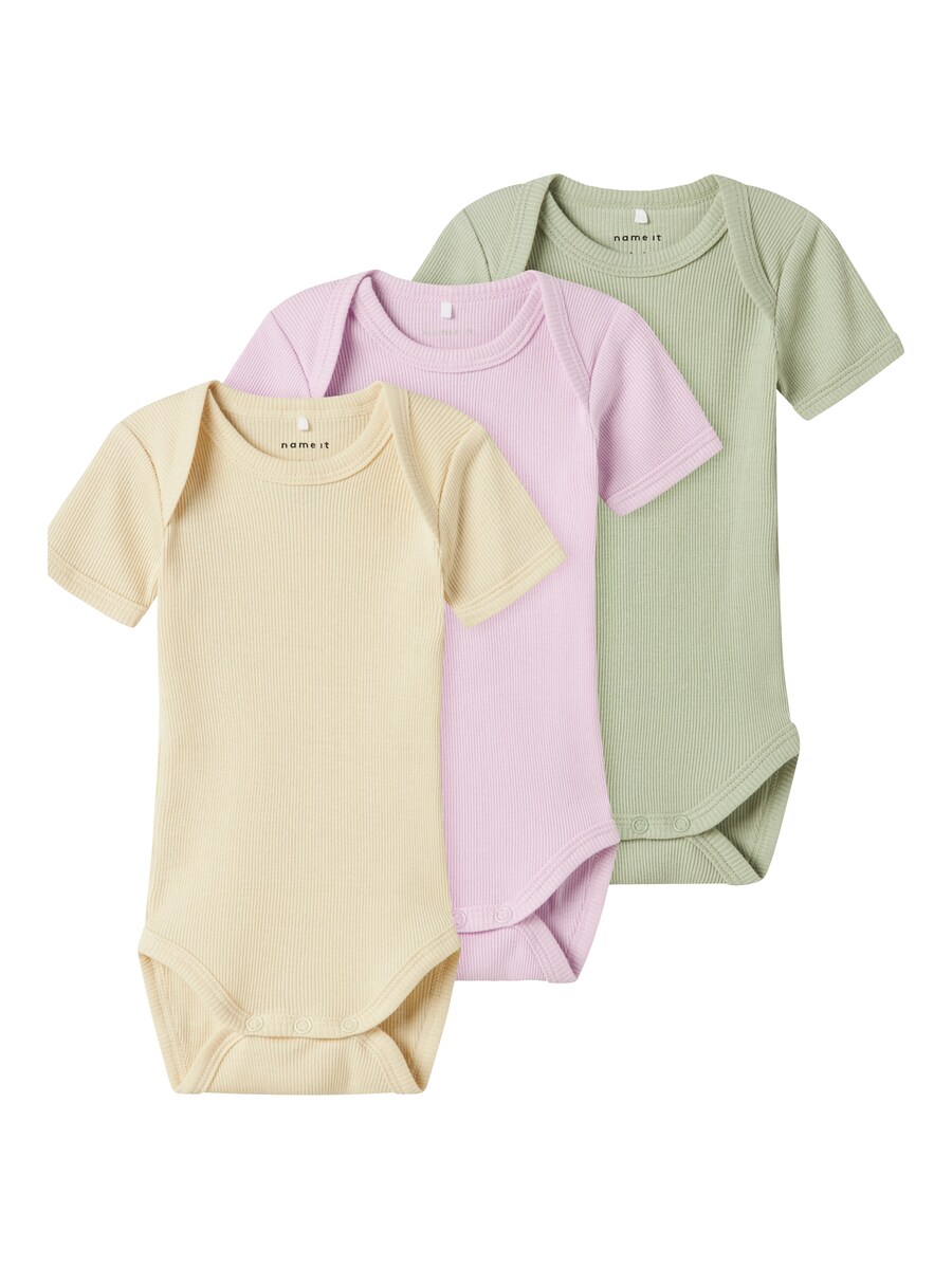 

Комбинезон NAME IT, цвет Chamois/Green/Lilac