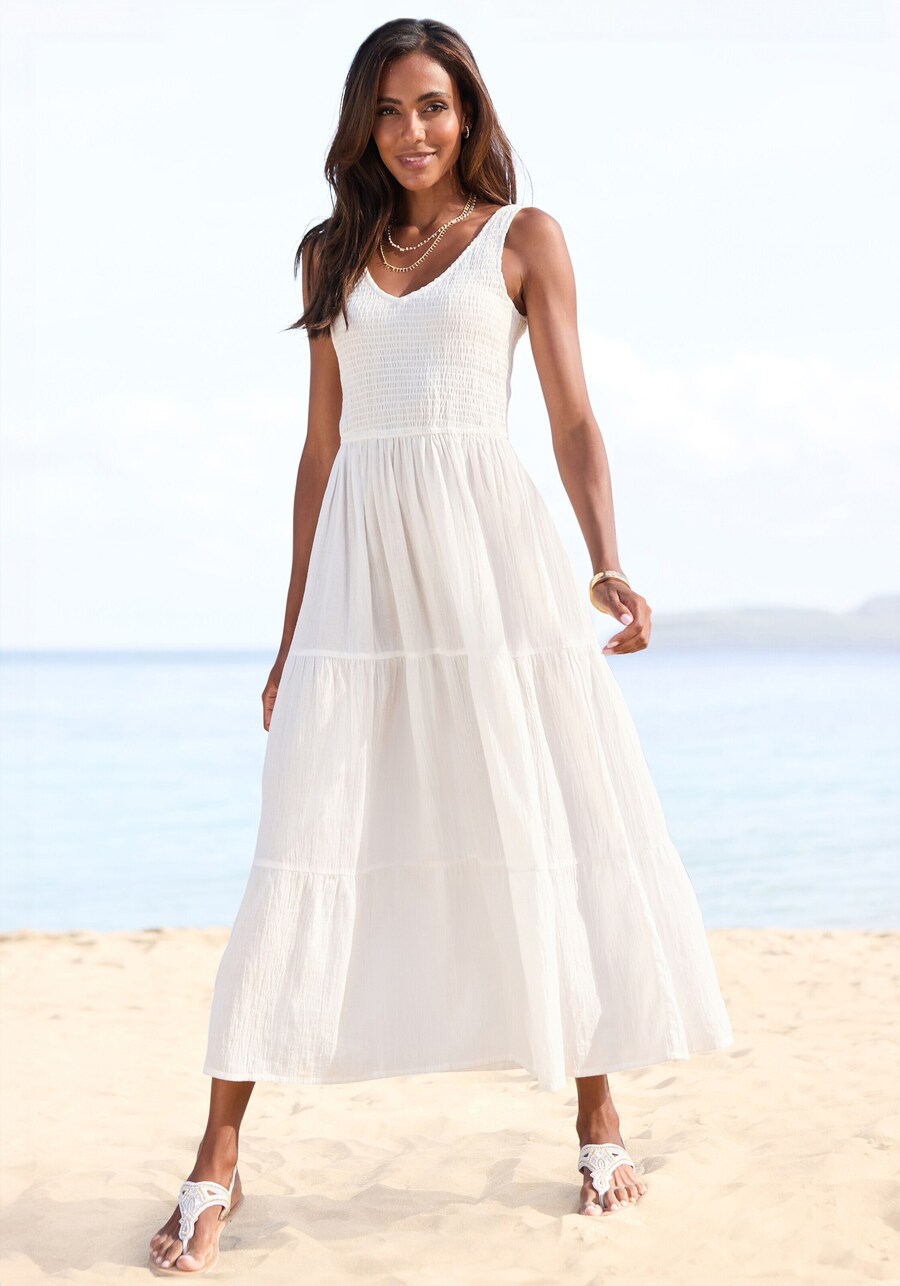 

Летнее платье BEACH TIME, White