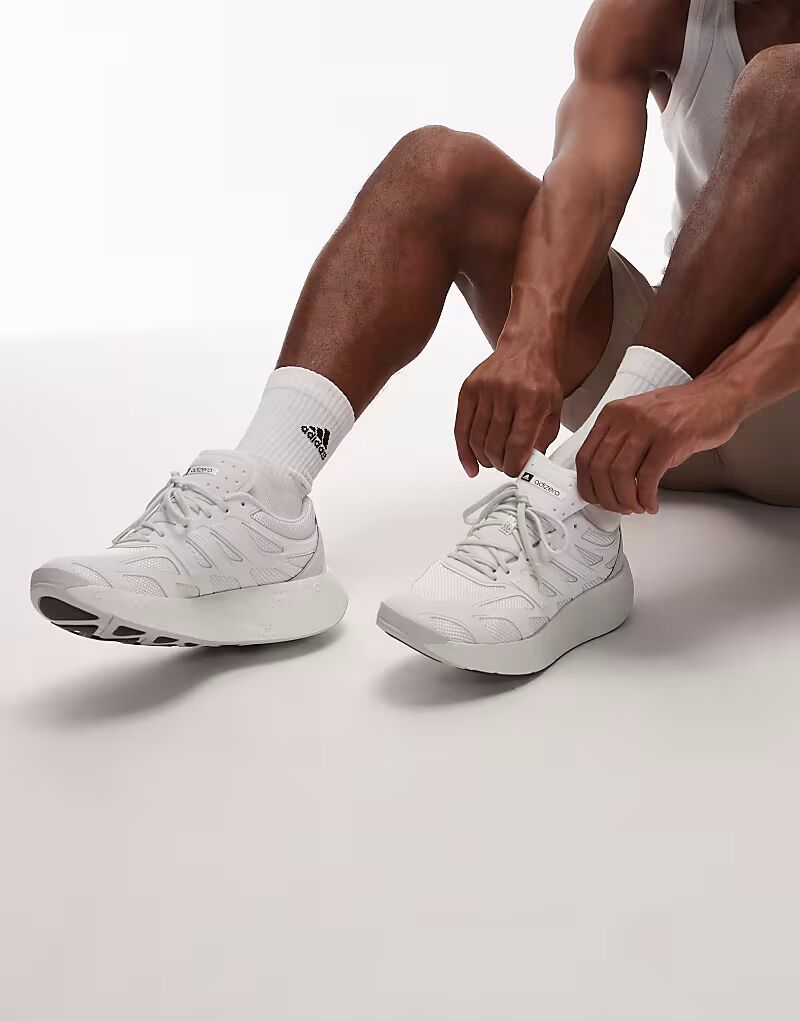 

Кроссовки Adidas Originals Adizero Aruku белого цвета