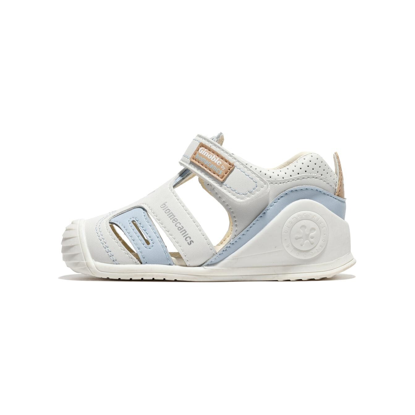 

Обувь для малышей, кроссовки Ginoble, цвет Grey-blue/Light green/White