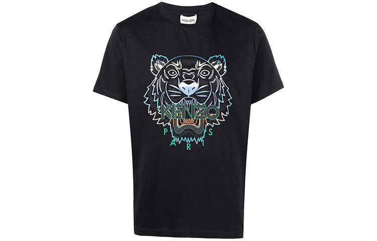 

Футболка мужская Kenzo, черный / зеленый