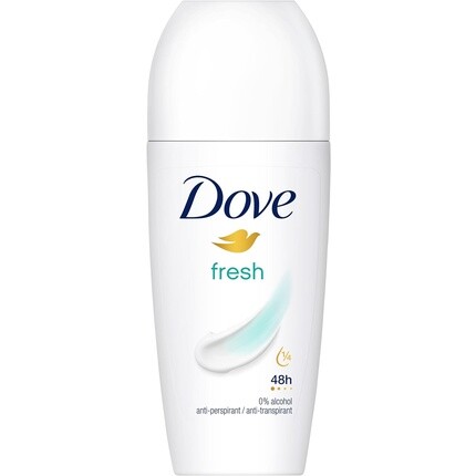 

Шариковый дезодорант-антиперспирант Fresh с ¼ увлажняющего крема 50 мл Dove, Белый, Шариковый дезодорант-антиперспирант Fresh с ¼ увлажняющего крема 50 мл Dove