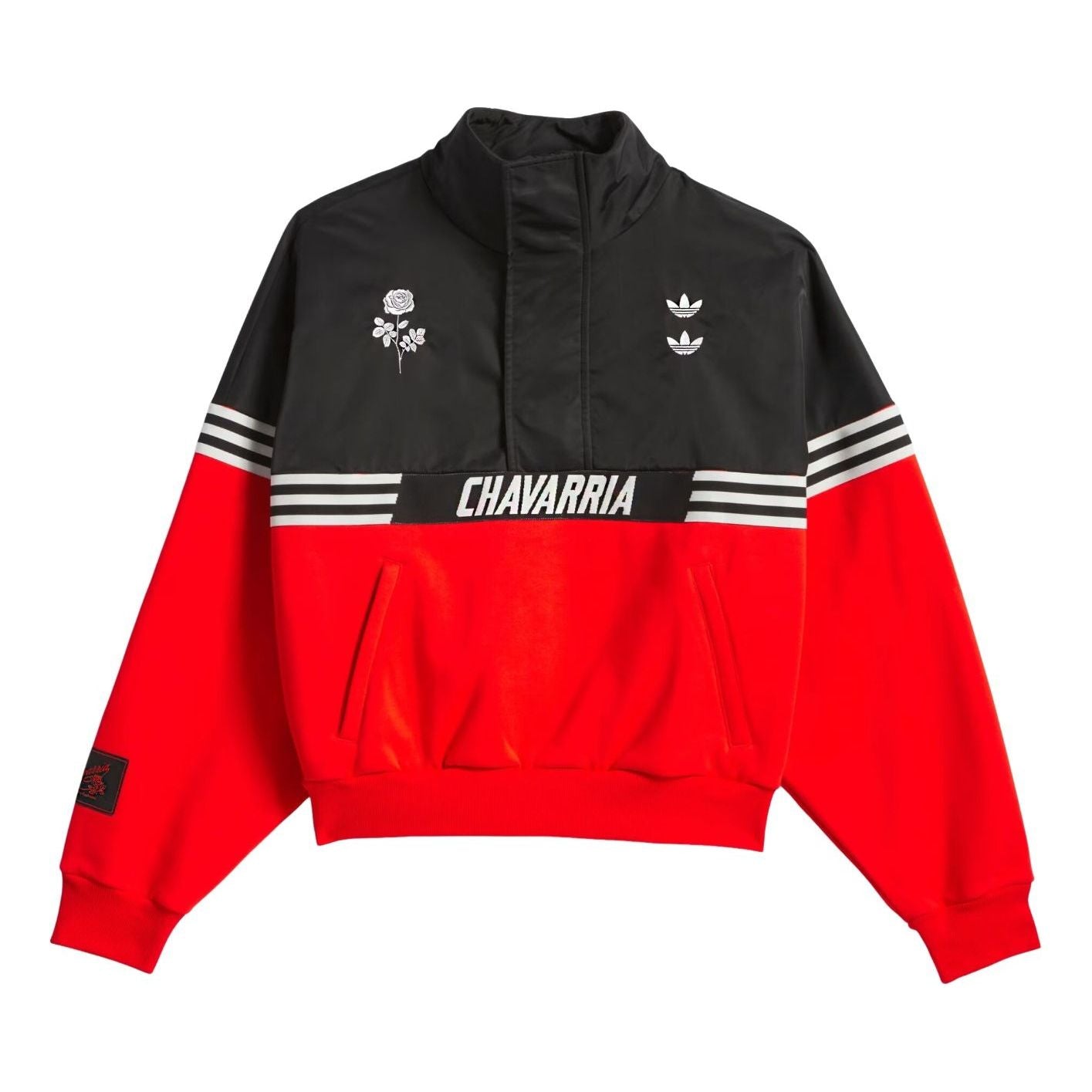 

Adidas x Willy Chavarria Half Zip 'Black Red'