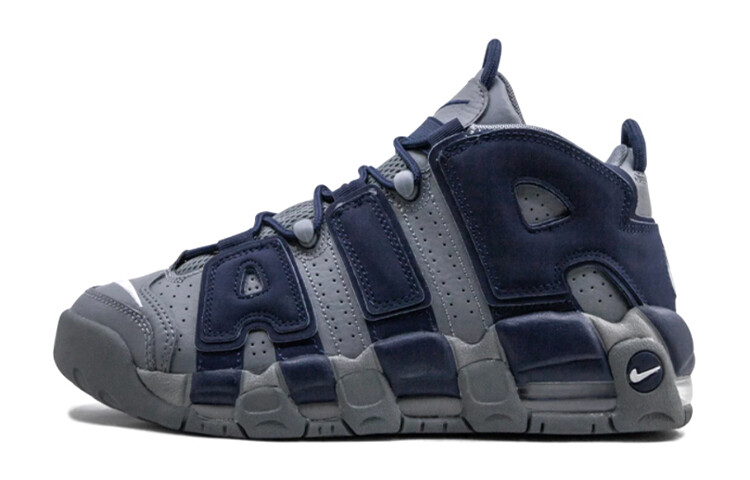 Кроссовки Nike Air More Uptempo 96 Cool Grey Midnight Navy GS