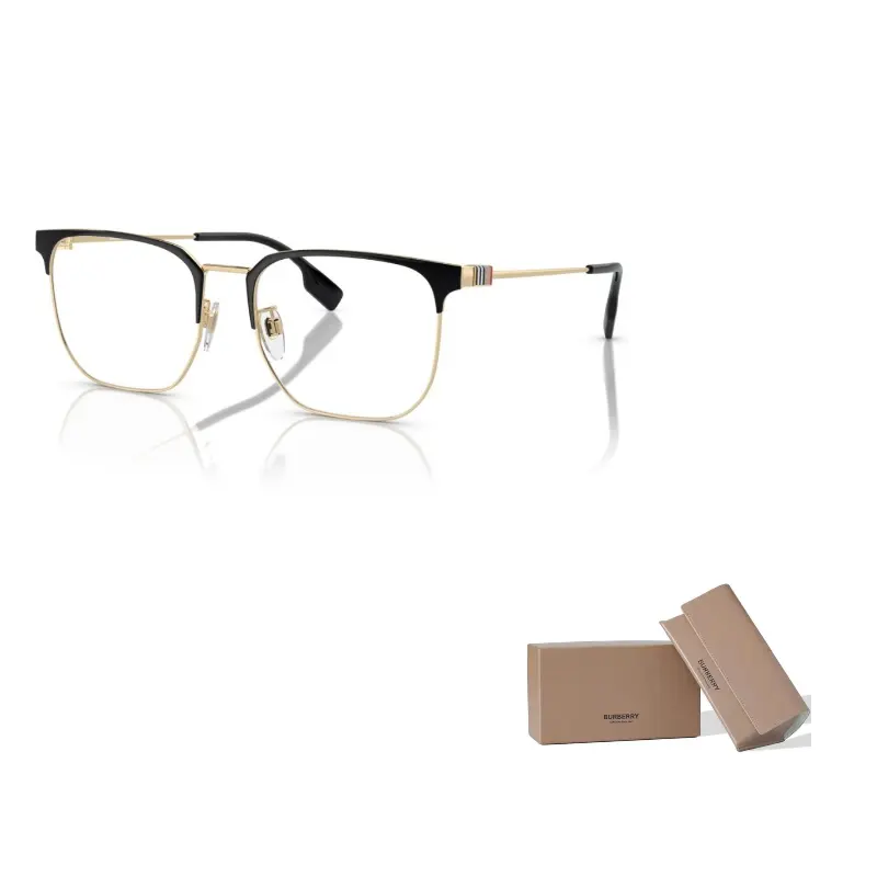 

Burberry Бровные очки мужские черные с золотом, Black Gold