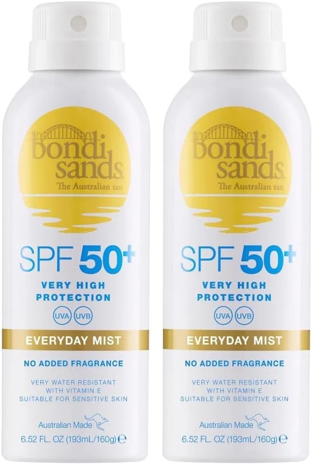 Солнцезащитный спрей-мист «Everyday» SPF 50+ от Bondi Sands, 2 шт. Bondi Sands