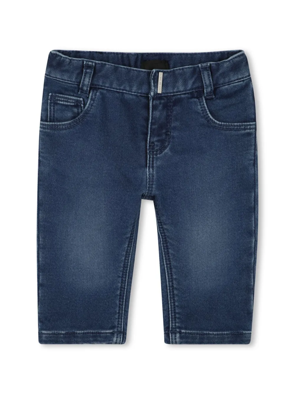 

Джинсы с вышитым логотипом Givenchy Kids, синий